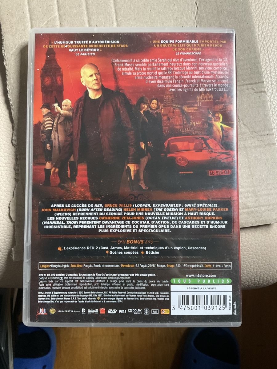 Tutti i DVDs: DVD Red 2 - Bruce Willis Action – Usato da Veyrier venduto da Deniro2 1