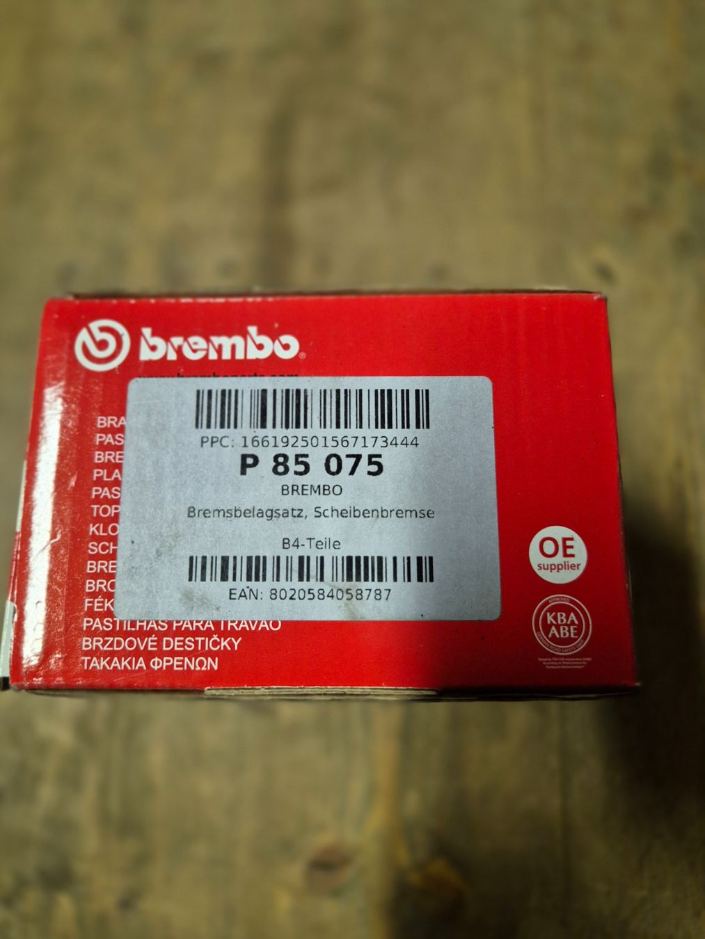 Brembo Tutti pezzi di ricambio auto: Brembo Bremsbeläge Audi, VW, Skoda – Usato da brunnadern venduto da gtpower87 2