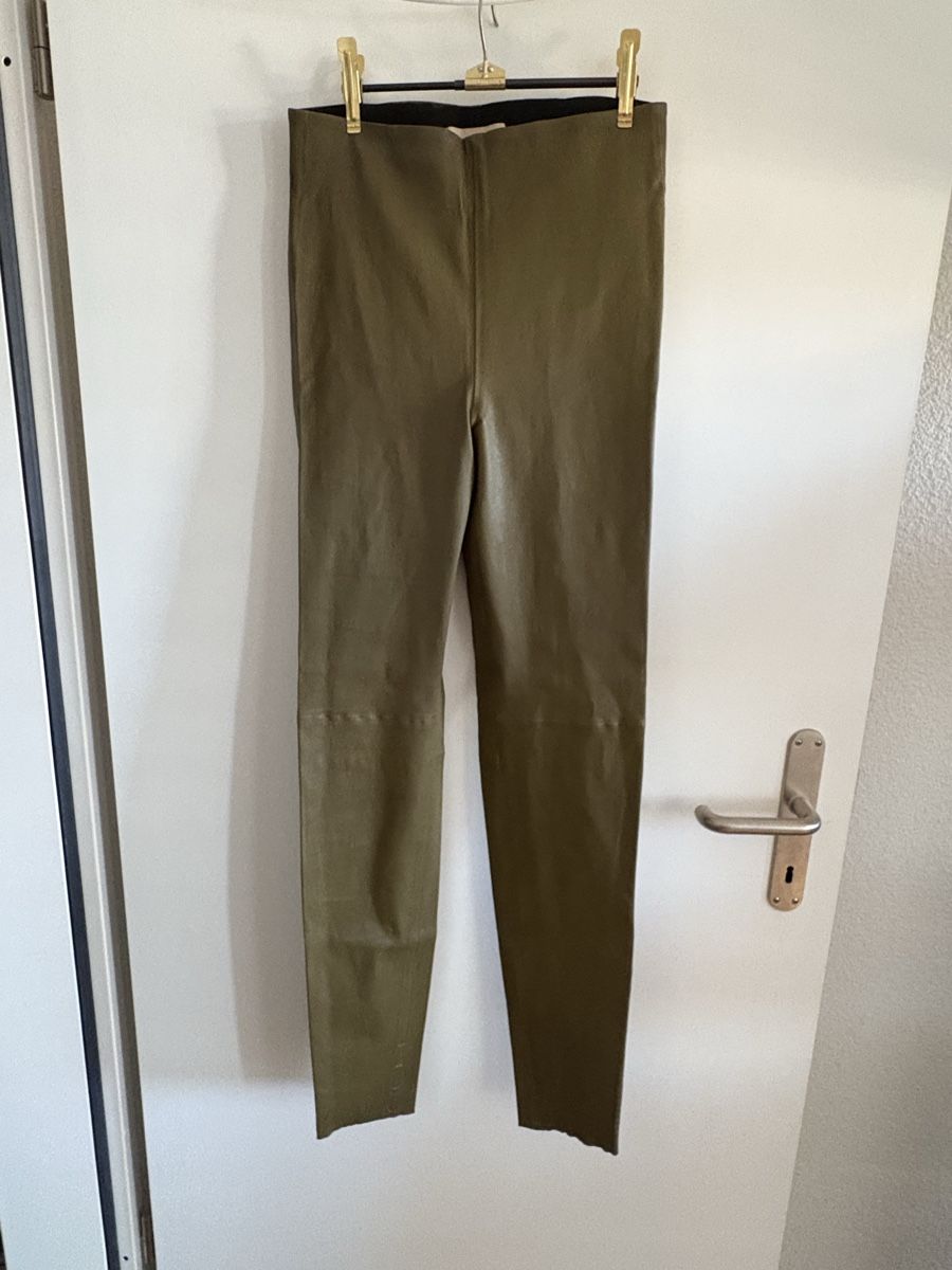 Leggings: Lederleggings Mos Mosh olivgrün – Neu (gemäss Beschreibung) aus Gossau SG von Mauri34 1