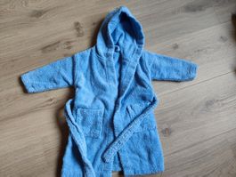 Bademantel blau - Gr. bis 1/2 Jahre