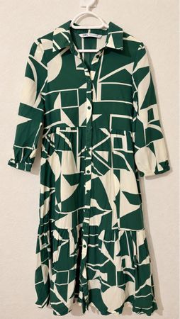 Zara Hemdblusenkleid – Grösse S