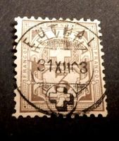 ZNr.59B, Vollstempel, Euthal 31. XII. 03, Silvester (selten)