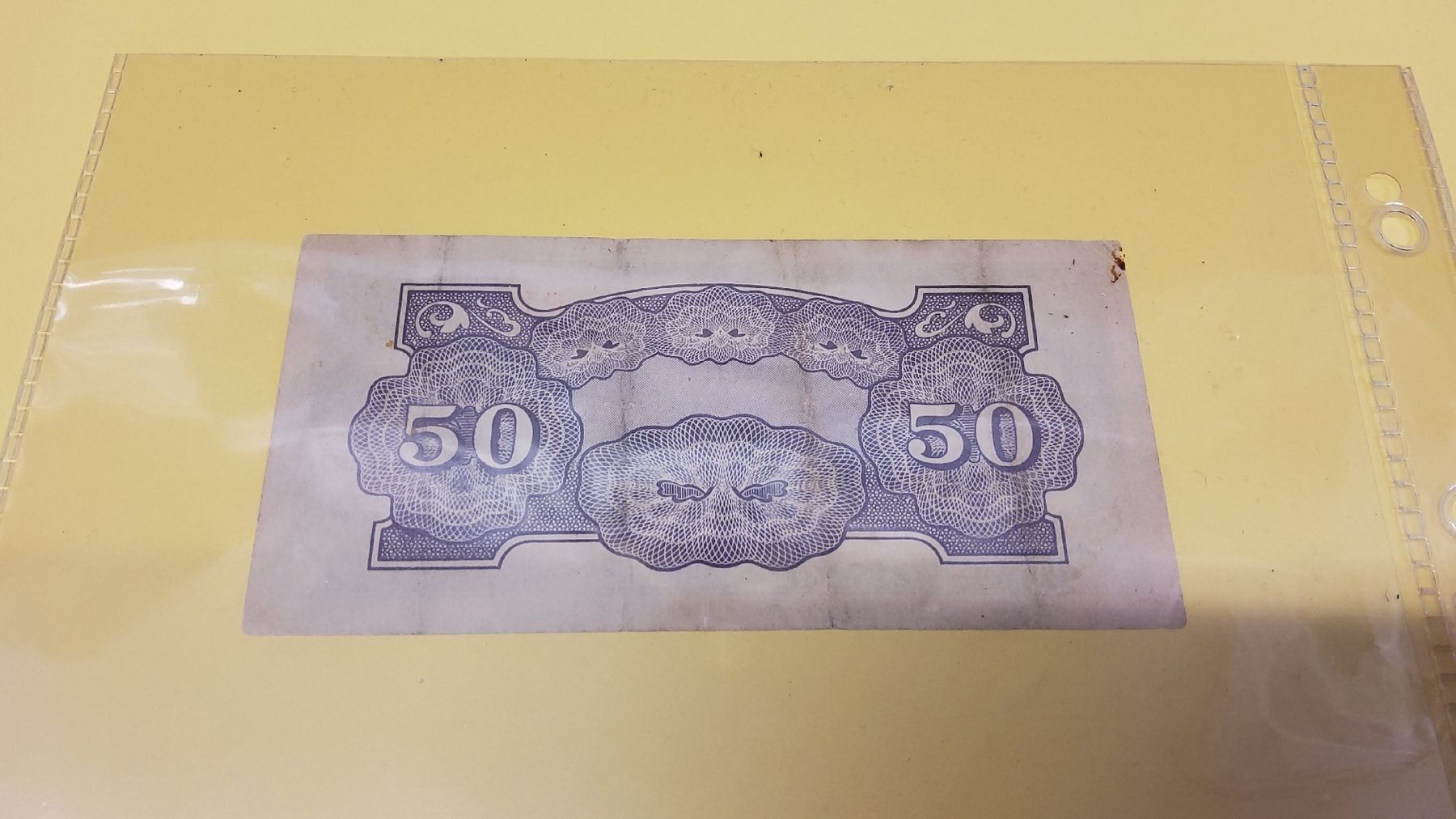 Banconote: Japan 50 Centavos,  Zweiter Weltkrieg, PI – Usato da Herisau venduto da Nluanalucas 1