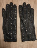 Elegante Lederhandschuhe mit Nieten, Grösse S, Neu!