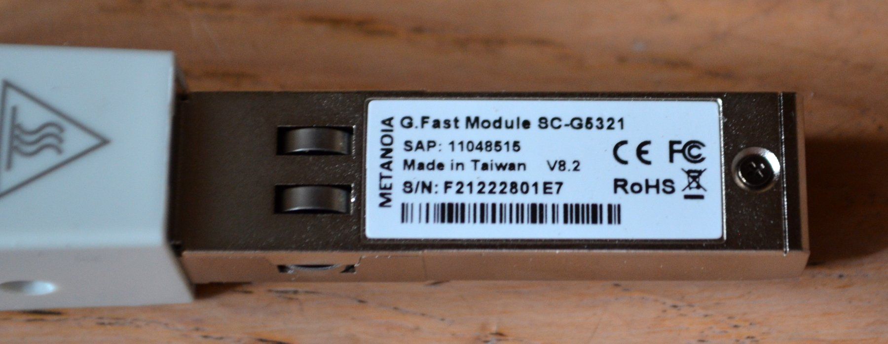 Unità & Adattatore: Metanoia G.Fast module 8C-G5321 Transceiver – Usato da Collonges venduto da arashee 2