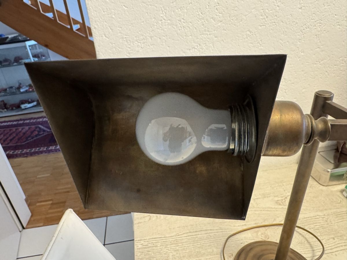 Lampen: Schreibtischlampe messing vintage – Gebraucht aus Zunzgen von milesdavis76 4