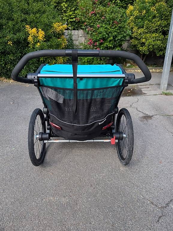 Thule Rimorchi: Fahrradanhänger Thule Chariot Lite 2 mit Joggerrad – Usato da Trimmis venduto da GianlucaB 3
