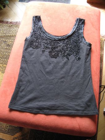 Top mit Perlen bestickt Zara Collection Gr. 40