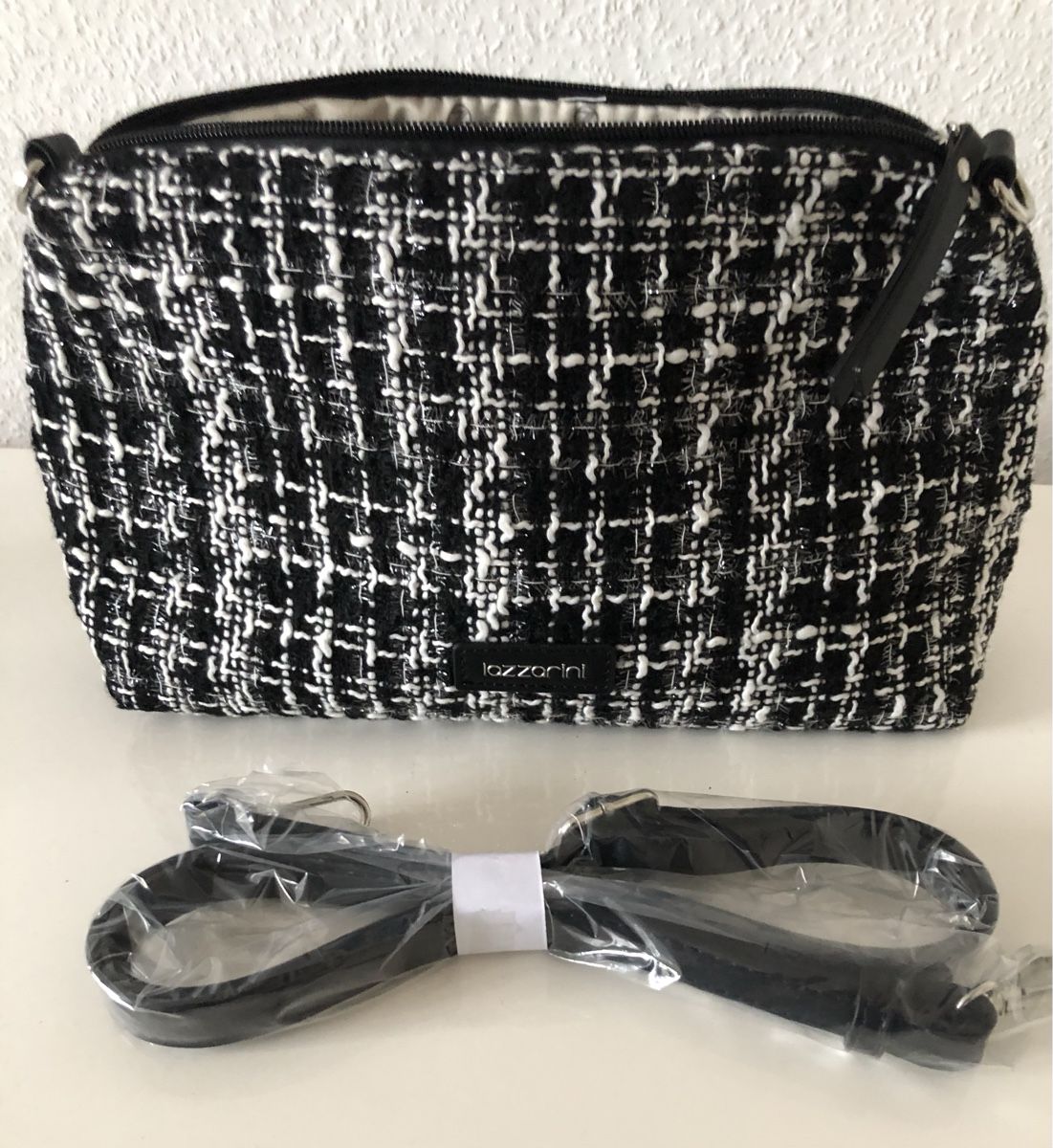 Taschen für Damen: Lazzarini Handtasche mit Innentasche & Henkel – Neu und originalverpackt aus St. Gallen von Allegra_blue 6
