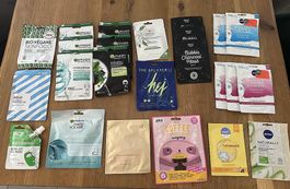 Set Gesichtsmasken  20+ Tuchmasken (Garnier, Nivea, etc.)