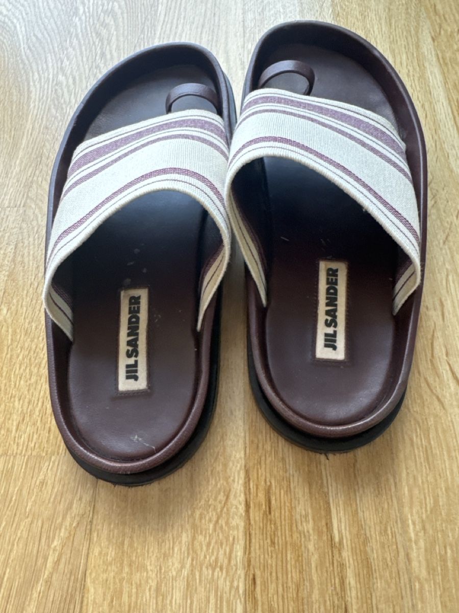 Jil Sander Chaussures femmes: JIL SANDER Sandals striped strap size 37 used condition – D'occasion à Fribourg par ksu_65bh 1