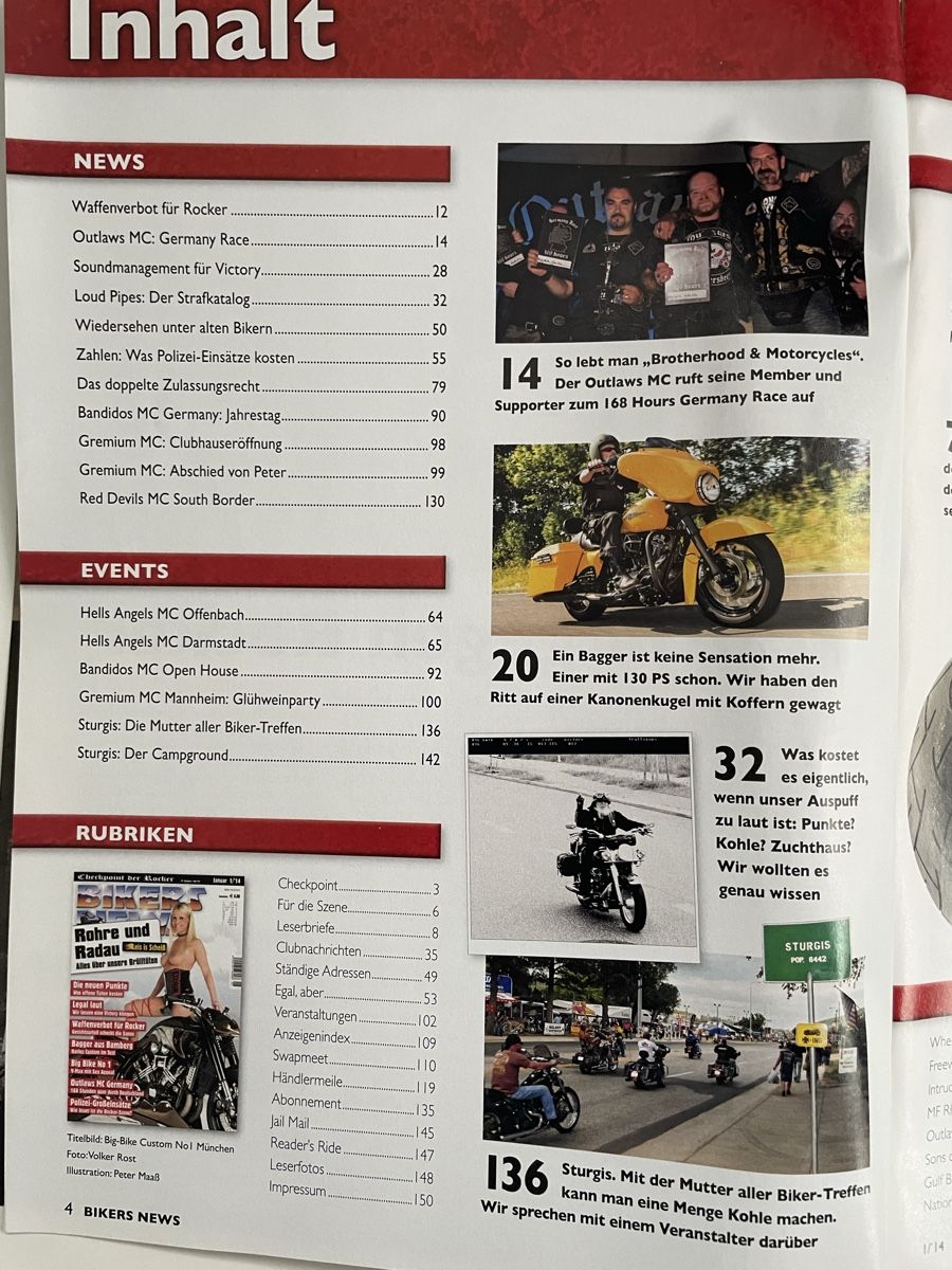 Riviste & Magazine: BIKERS NEWS – Usato da HÄGENDORF venduto da kusi113 1