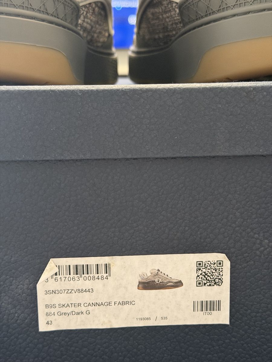 Dior Herrenschuhe: Dior B9S Skater Tweed Gris taille 43 – Neu und originalverpackt aus Yverdon-les-Bains von ioustock 7