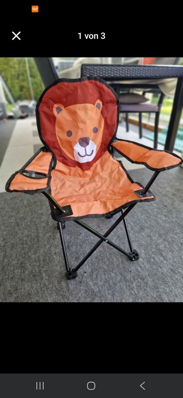 Sedie: Kinder Campingstuhl – Nuovo (secondo la descrizione) da Gossau SG venduto da FabianW. 2