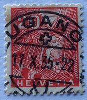 Nr.198 mit  Vollstempel Lugano
