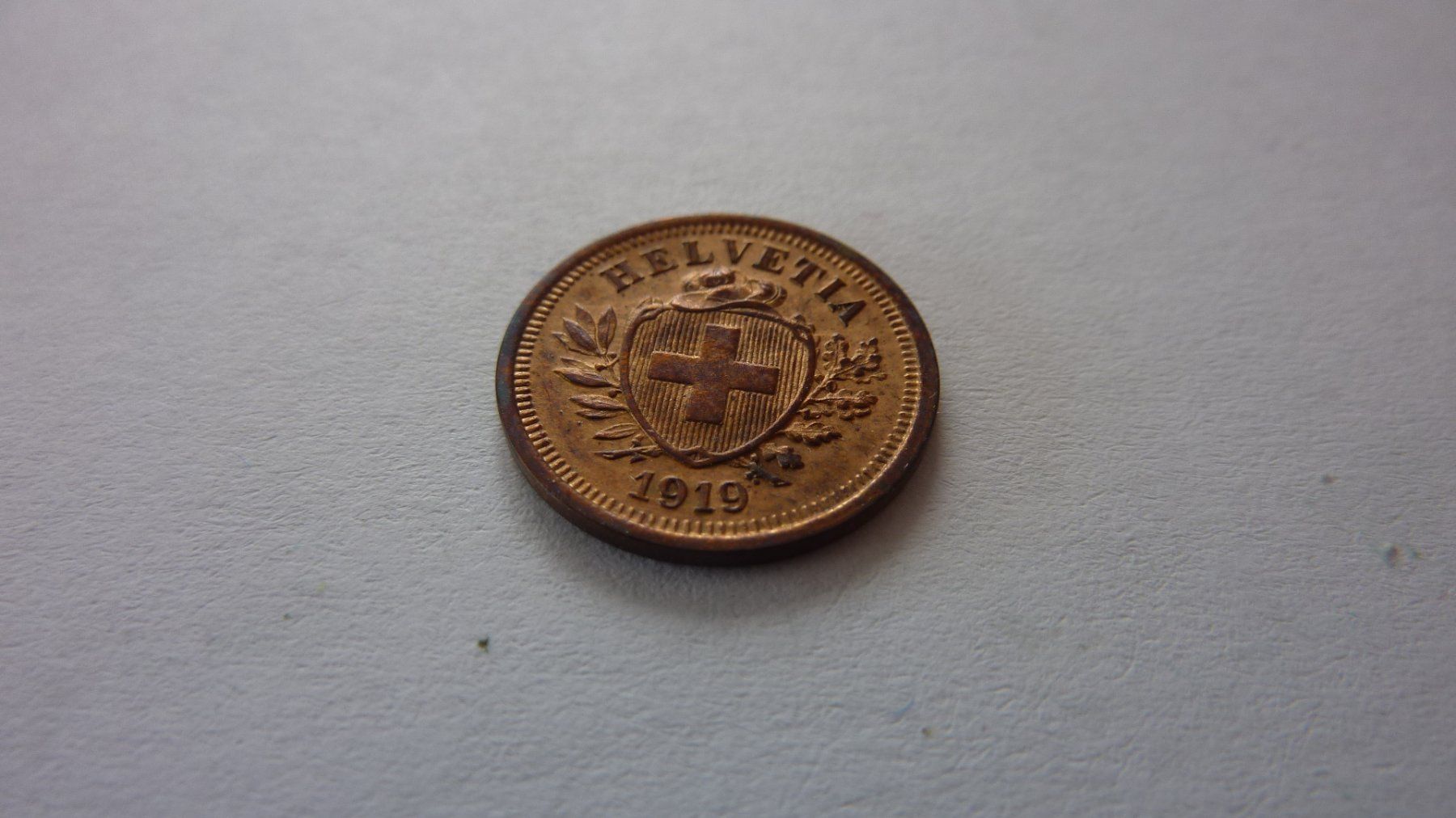 Tutti le monete: Uralter Einräppler 1919 , unzirkuliert – Nuovo (secondo la descrizione) da Birrwil venduto da Schnaepli 1