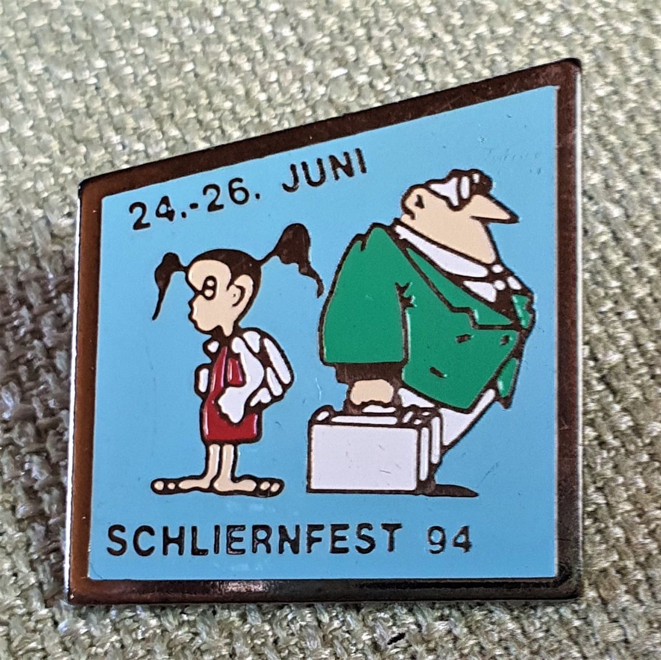 Medaillen: B851 - Pin Schlieren Fest Juni 1994 CH – Gebraucht aus Reinach BL von Boston-Verkauf
