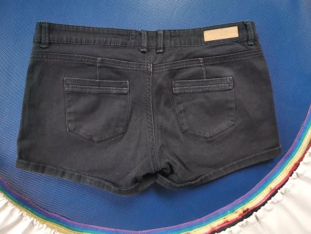 Jeansshorts schwarz von Shana Grösse 38