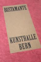 JEAN-MARC BUSTAMANTE: Kunsthalle Bern, Katalog, EA, 1989