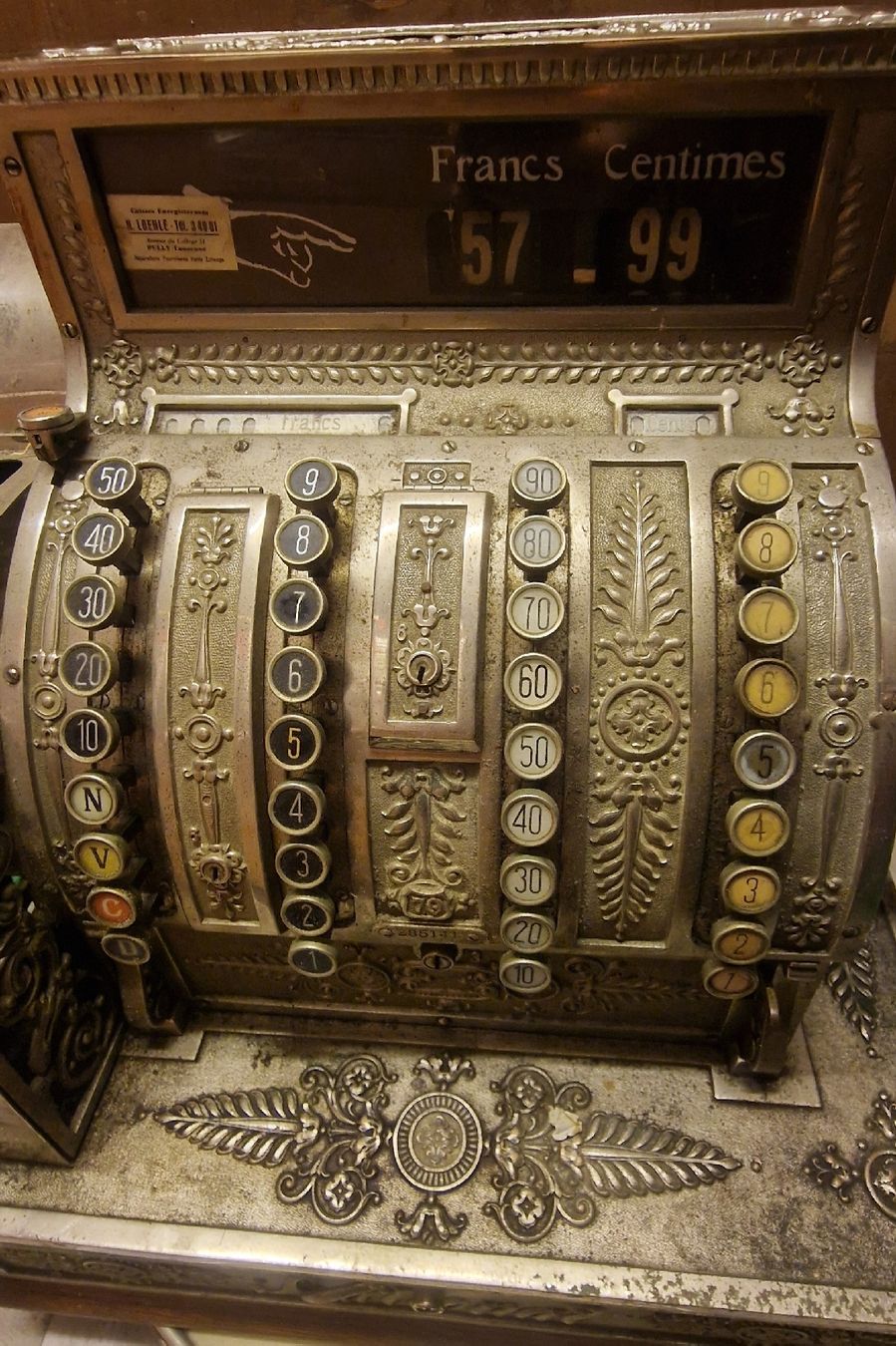 National Kassen: Caisse enregistreuse antique "National" – Gebraucht aus Collonges von 2D_Collector 2