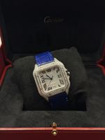 Cartier Santos (Large) – Iced Out PAVE - NEW