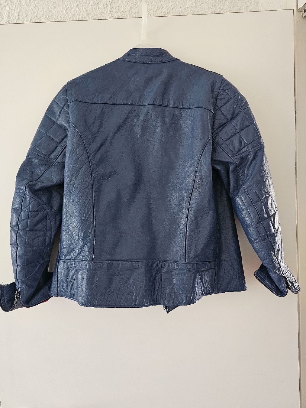 Jacken: Vintage Leder Jacke Blau Gr. S/M – Gebraucht aus Bassersdorf von CorinneK36 2