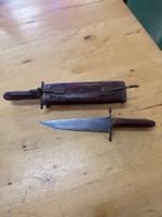 Altes handgemachtes Tranchierbesteck – Jagdbesteck