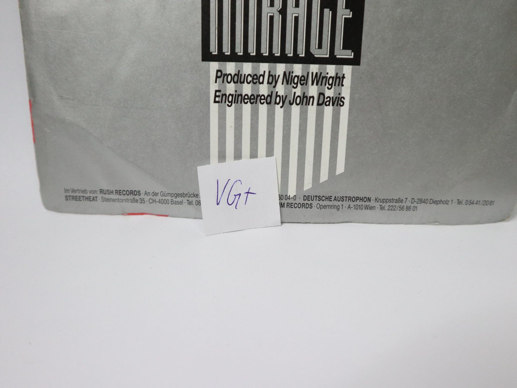 Dischi in vinile: Vinyl Single Mirage The Jack Mix Electronic House Jukebox – Usato da Eschenbach SG venduto da Astalavista 2