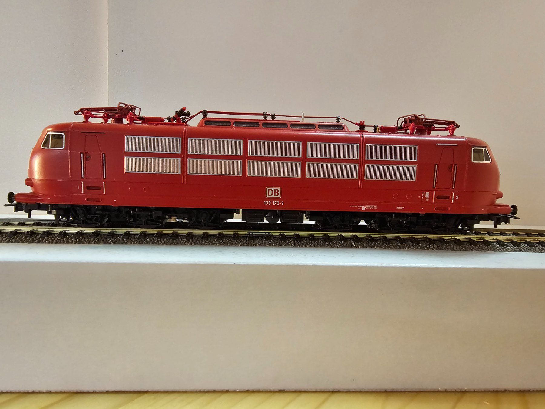 Fleischmann Modellini di ferrovie: Fleischmann Baureihe 103 DB rot – Usato da Rheinfelden venduto da stephan28bike 1