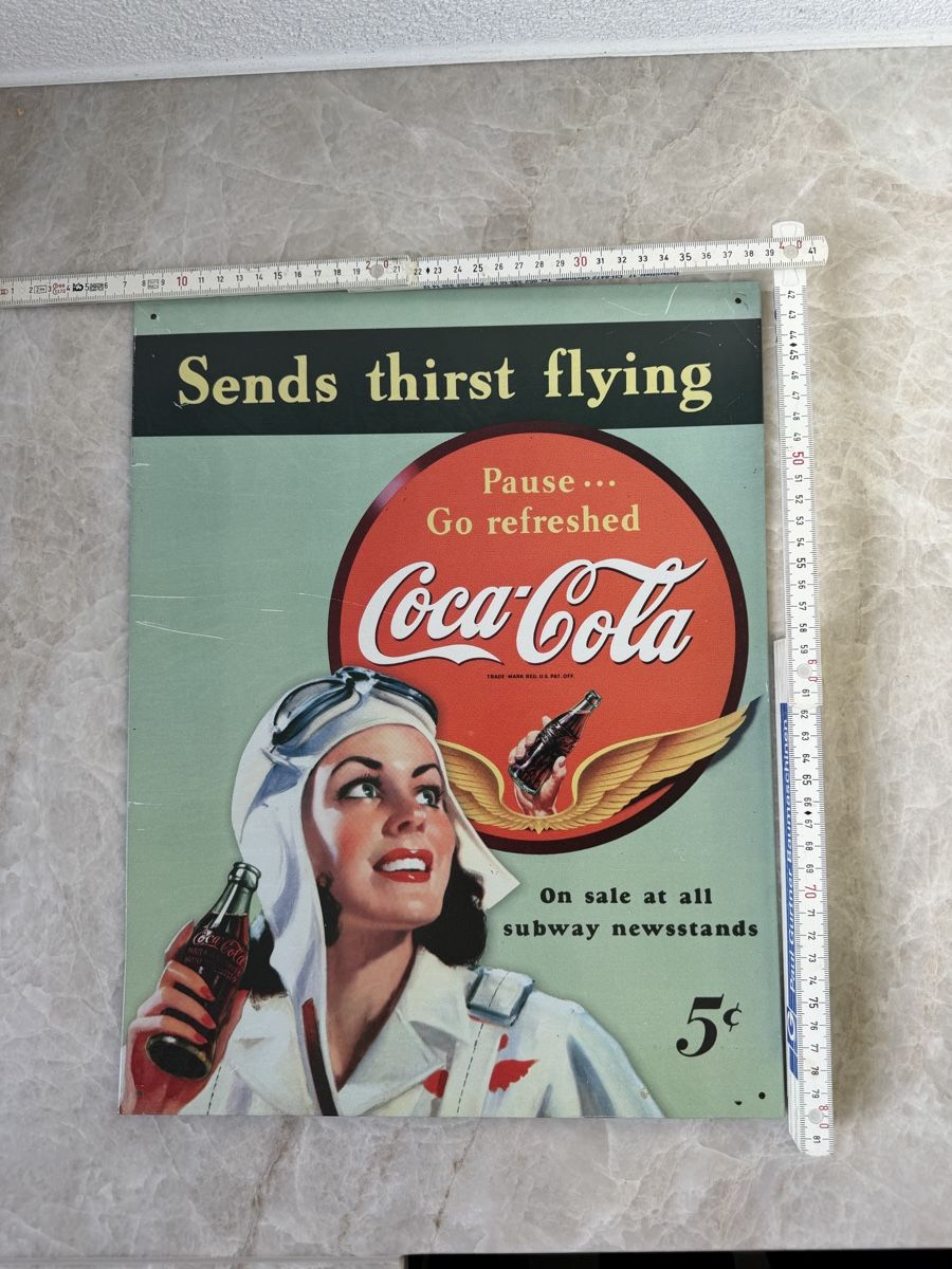 Coca-Cola Tutte le decorazioni: Coca-Cola Blechschild – Usato da Bertschikon venduto da xty_yf6h 1