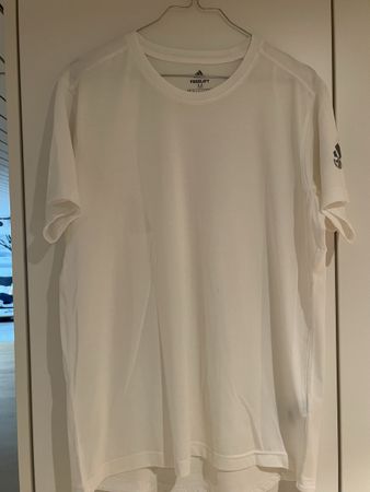 Adidas Herren Jogging Shirt weiss Freelift Grösse M