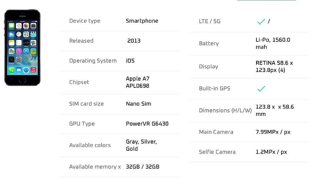 Telefoni cellulari / Smartphones: Apple iPhone 5s – Usato da Zürich venduto da FK8044 3