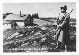 Militär // 1939 La Sentinelle Veille Wachtposten CH Armee