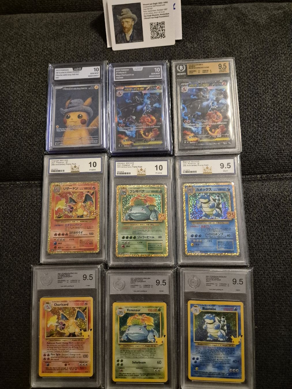 Pokémon Carte collezionabili: Pokémon Sammlung  Pikachu Van Gogh, Charizard & 25th Trio – Nuovo (secondo la descrizione) da Beringen venduto da nic_gyh6