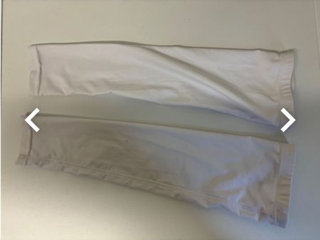 Sommer Armlinge, weiss, Grösse XL - ideal für Velotouren