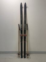 Ski (6 F), Ski von ca. 1960 in gutem Zustand mit Stöcken