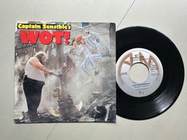 CAPTAIN SENSIBLE DAMNED tolle Single Wot! Punk Kult Top Hit