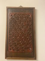 Antique Chinese Wooden Lattice Panel Wall Hanging Decor