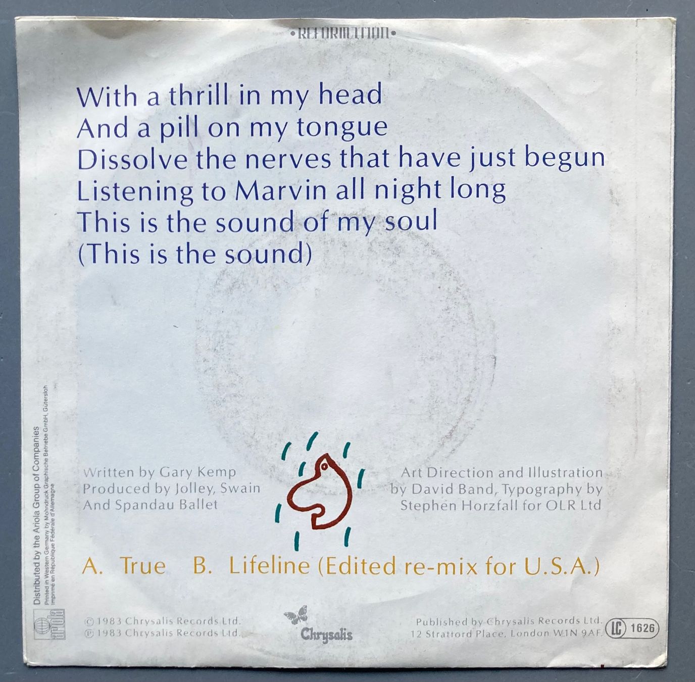 Dischi in vinile: SPANDAU BALLET - TRUE – Usato da Poliez-Pittet venduto da Newtown-Records 1