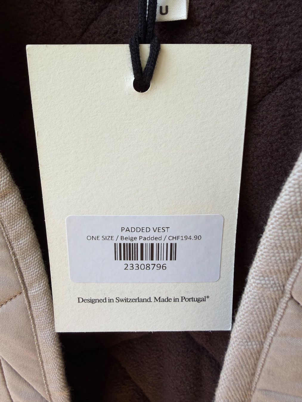 Gilet & Giacche: Lamarel Padded Vest - beige - Grösse ONE SIZE – Nuovo (secondo la descrizione) da Herisau venduto da Nimsajg 4