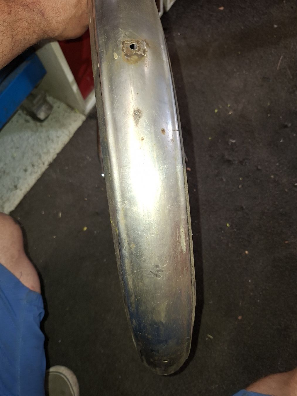 Parti ricambio per ciclomotori: Schutzblech hinten 19 zoll – Usato da Ermensee venduto da volvo-Turbo 2