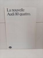Brochure La nouvelle Audi 80 1985 Quattro (499/1190.13.40) (