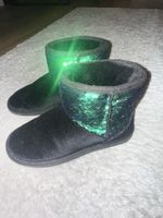 Catwalk Winterboots Gr. 38 Schwarz Pailletten Top!