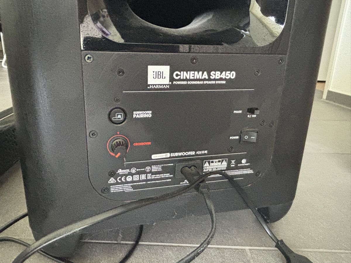 JBL Home cinéma: JBL Cinema SB 450 – D'occasion à Gommiswald par jac_d9xh 2