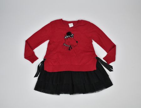 Boboli Kleid, mit Strick & Tüll, Gr.104