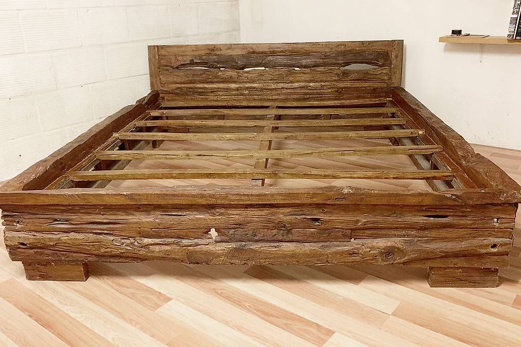 Letti: Einmaliges massives Teakholz Bett – Usato da Ballwil venduto da ClassicGallery 2