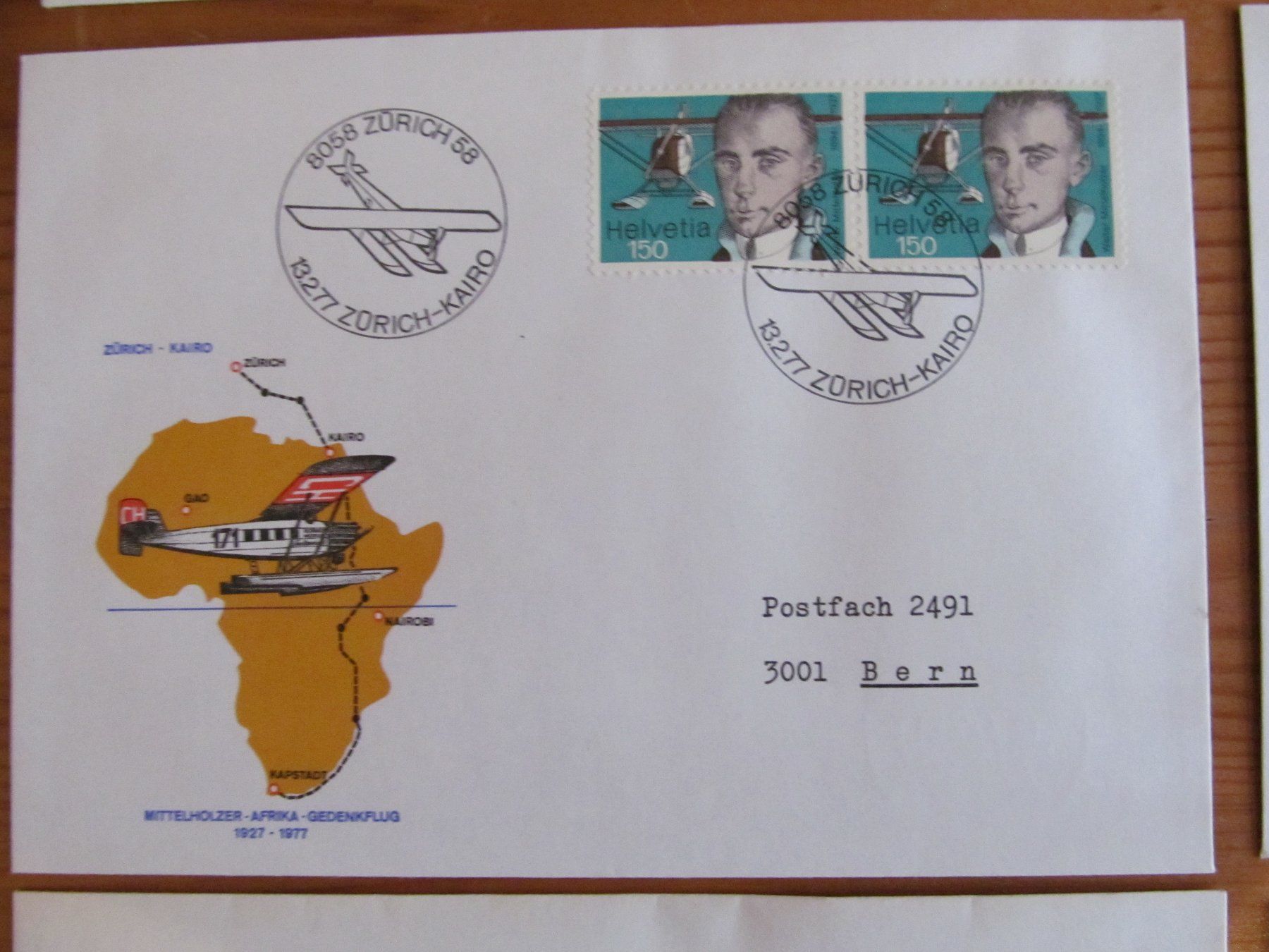 Tutti i francobolli: 1Lot(6Stck) FLUGPOST ab 1969 – Usato da Emmenbrücke venduto da Luzern1947 3