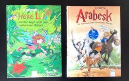 2 Bücher von KNISTER / Hexe Lilli und Arabesk