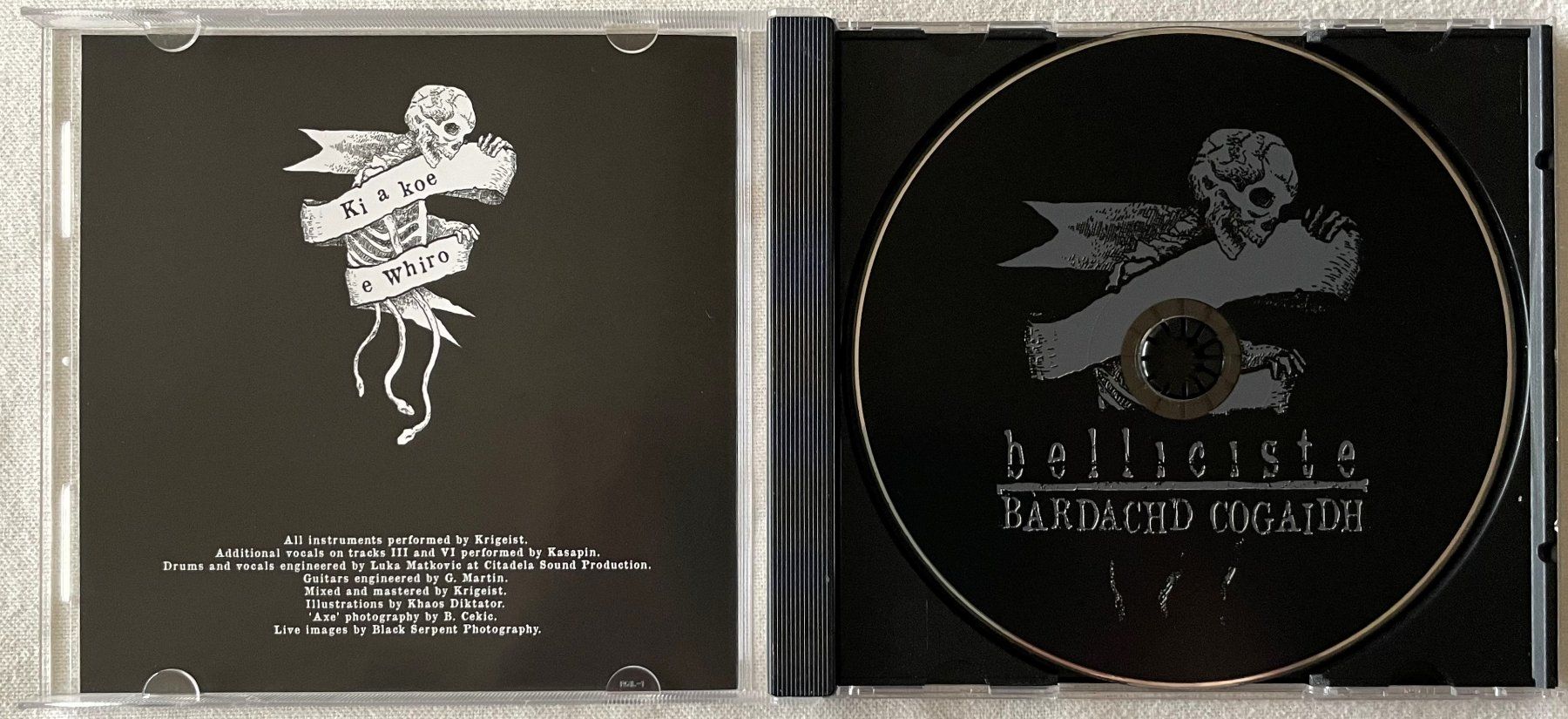 CDs: Belliciste – Bàrdachd Cogaidh - CD - 2018 – Gebraucht aus Uster von Zardodel 1