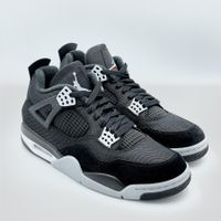 Nike Air Jordan 4 Retro Black Canvas EU 44